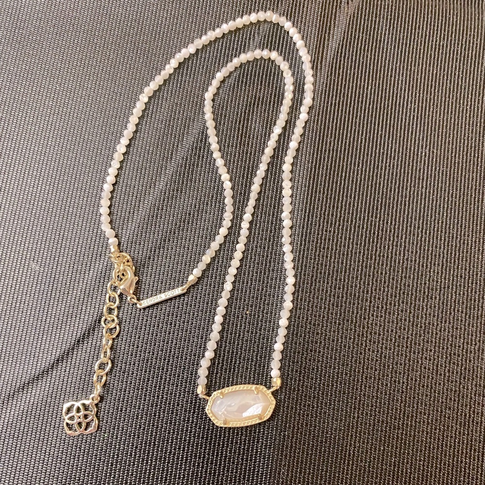 ✨✨LIMITED Pearl Kendra Scott Elisa Gold Mother of Pearl ✨✨Beaded Necklace